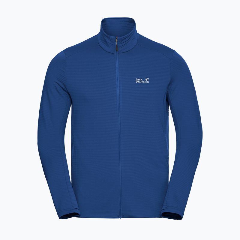 Felpa trekking da uomo  Jack Wolfskin Litestride Full Zip blue orchid 7