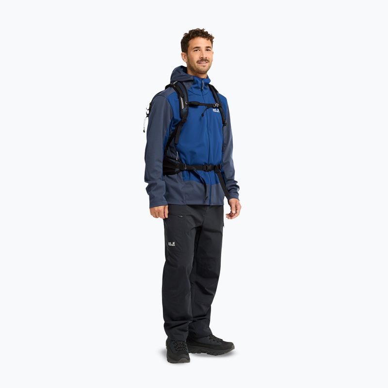 Giacca softshell da uomo Jack Wolfskin Skyvail blue orchid 2