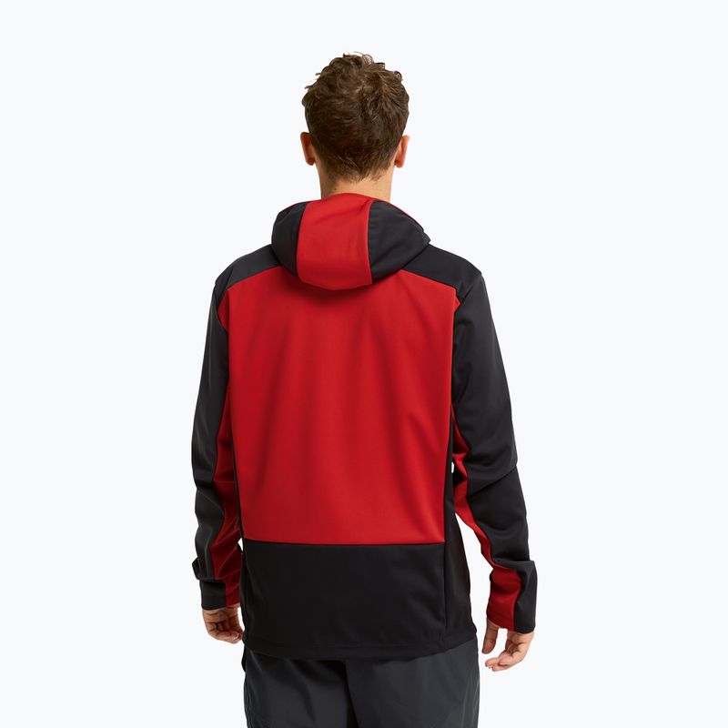 Giacca softshell da uomo Jack Wolfskin Skyvail siren red 3
