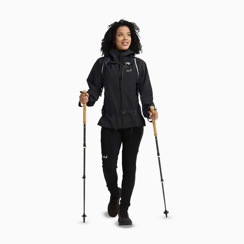 Giacca antipioggia da donna Jack Wolfskin Rockpaw 3L phantom 2