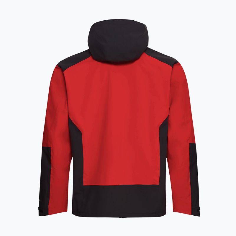 Giacca antipioggia da uomo Jack Wolfskin Rockpaw 3L siren red 8