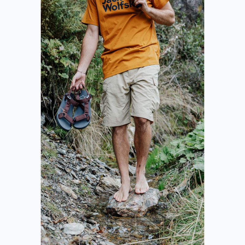 Sandali da uomo Jack Wolfskin Taiga dark mahogany 8