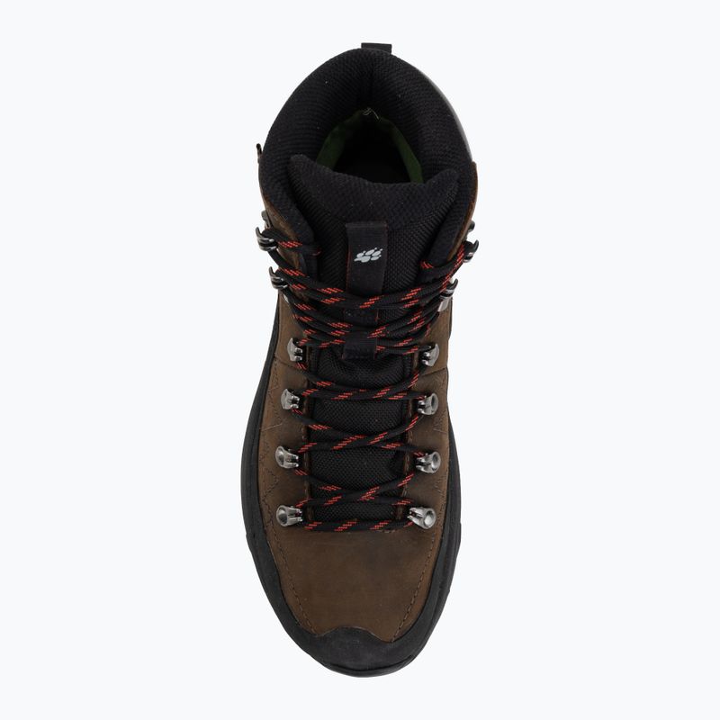 Scarpe da trekking da uomo Jack Wolfskin Apex Hike Pro Leather Texapore Mid fawn 5