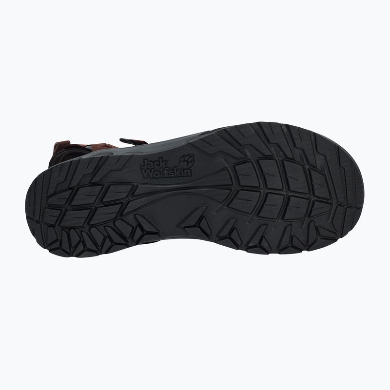 Sandali da uomo Jack Wolfskin Ridge dark mahogany 5