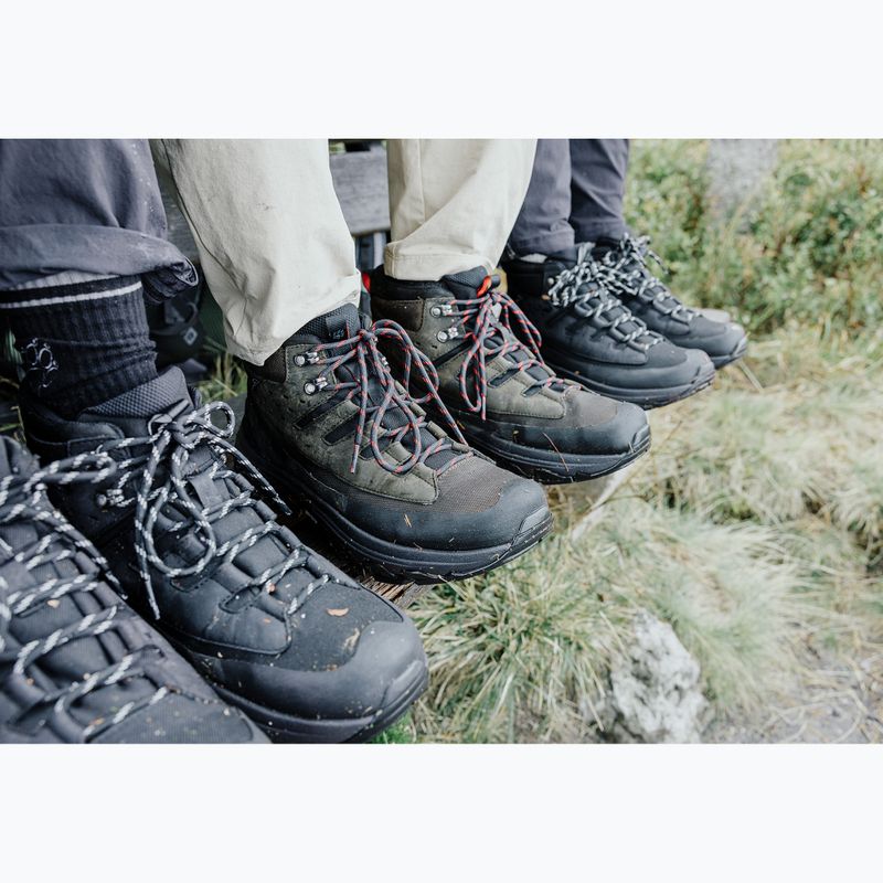 Scarpe da trekking da uomo Jack Wolfskin Apex Hike Texapore Mid obsidian moss 9