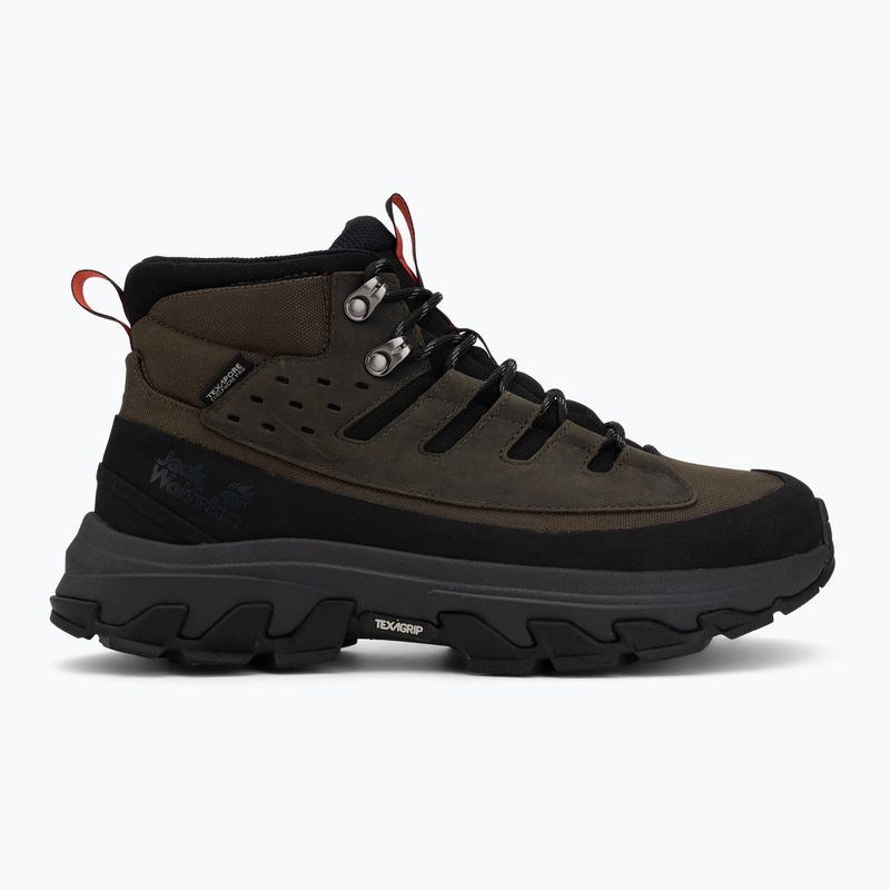 Scarpe da trekking da uomo Jack Wolfskin Apex Hike Texapore Mid obsidian moss 2