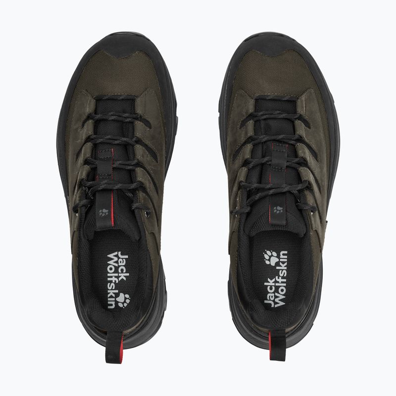 Scarpe da trekking uomo Jack Wolfskin Apex Hike Texapore Low obsidian moss 4
