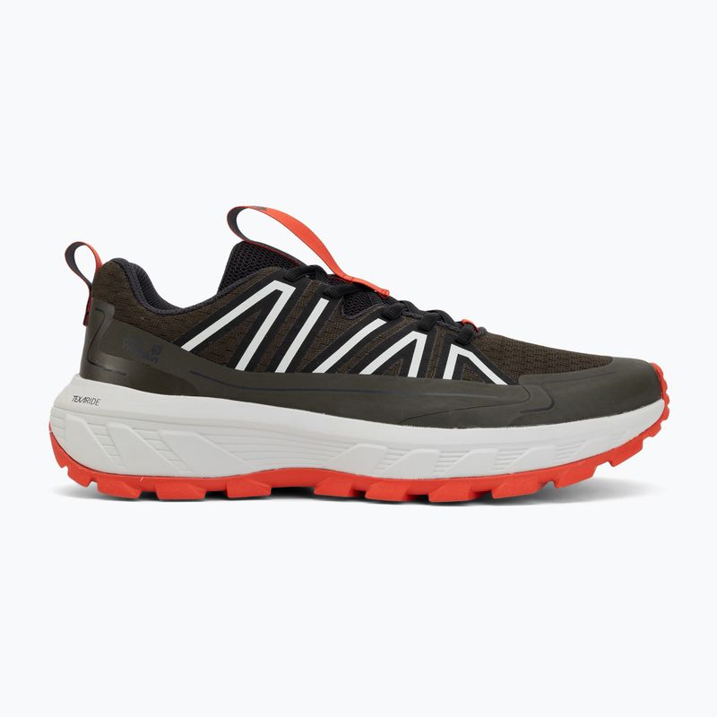 Scarpe da trekking da uomo Jack Wolfskin Wild Hike Low obsidian moss 2
