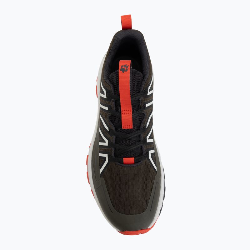 Scarpe da trekking da uomo Jack Wolfskin Wild Hike Low obsidian moss 5