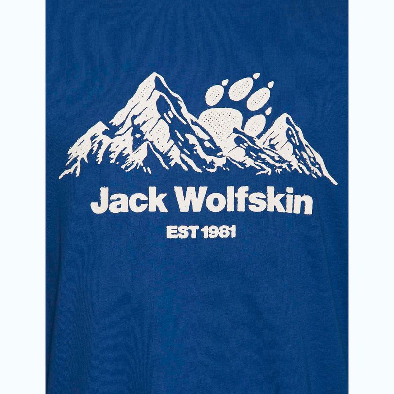 Maglietta da uomo Jack Wolfskin Carefree blue orchid 7
