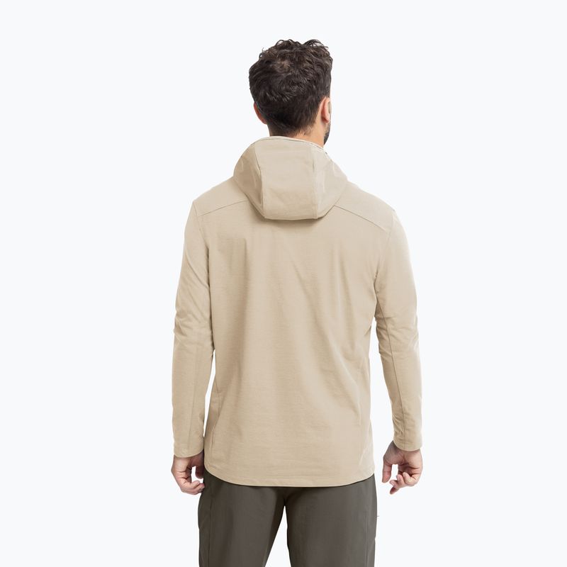 Felpa trekking da uomo  Jack Wolfskin Sucol Hoody oyster 3