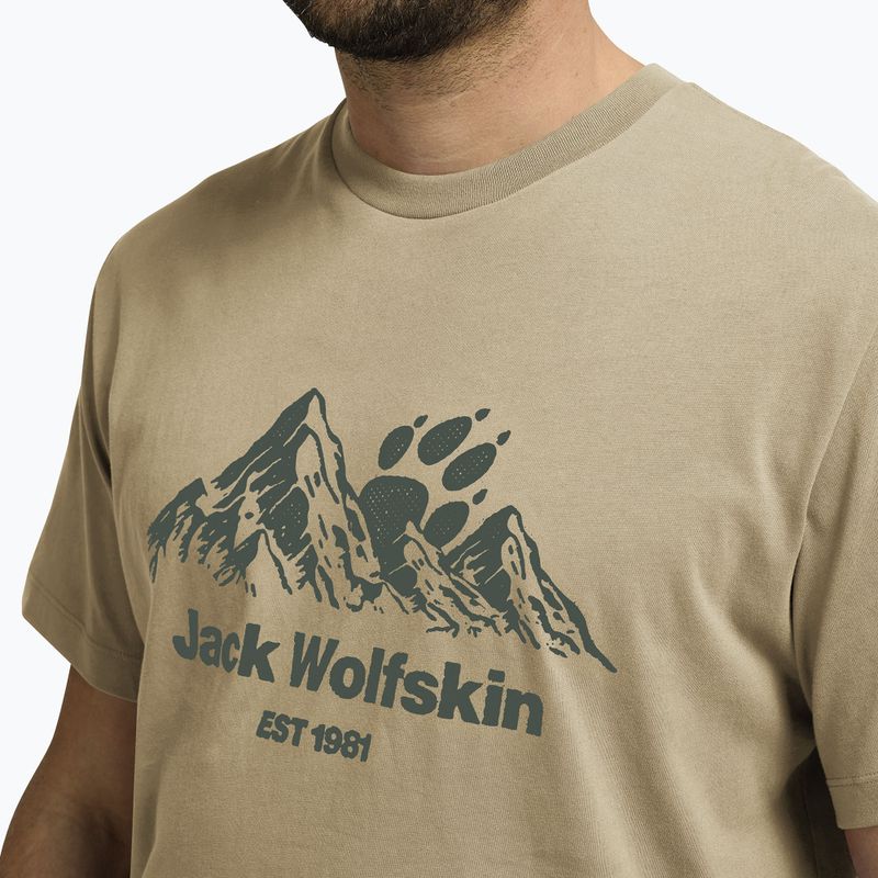 Maglietta da uomo Jack Wolfskin Carefree hazel wood 4