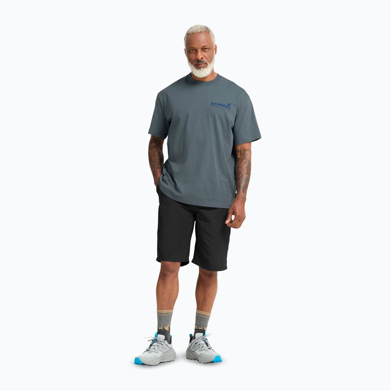 Pantaloncini da trekking da uomo Jack Wolfskin Duneland black 2