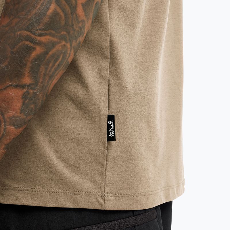 Maglietta da uomo Jack Wolfskin Travel hazel wood 4