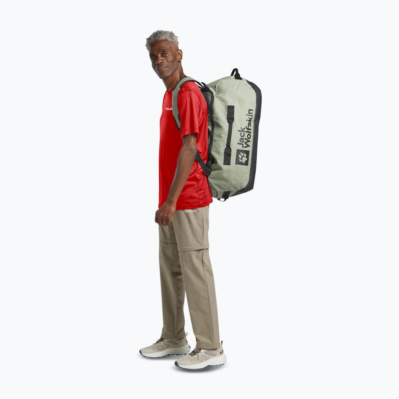 Maglietta da trekking da uomo Jack Wolfskin Tech T siren red 2