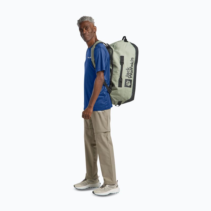 Maglietta da trekking da uomo Jack Wolfskin Tech T blue orchid 2