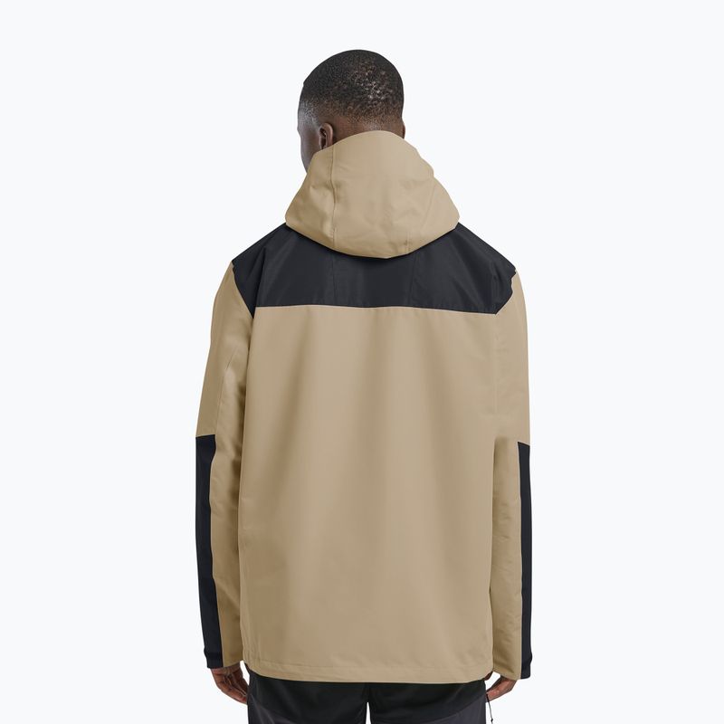 Giacca antipioggia da uomo Jack Wolfskin Jasper 2L hazel wood 3