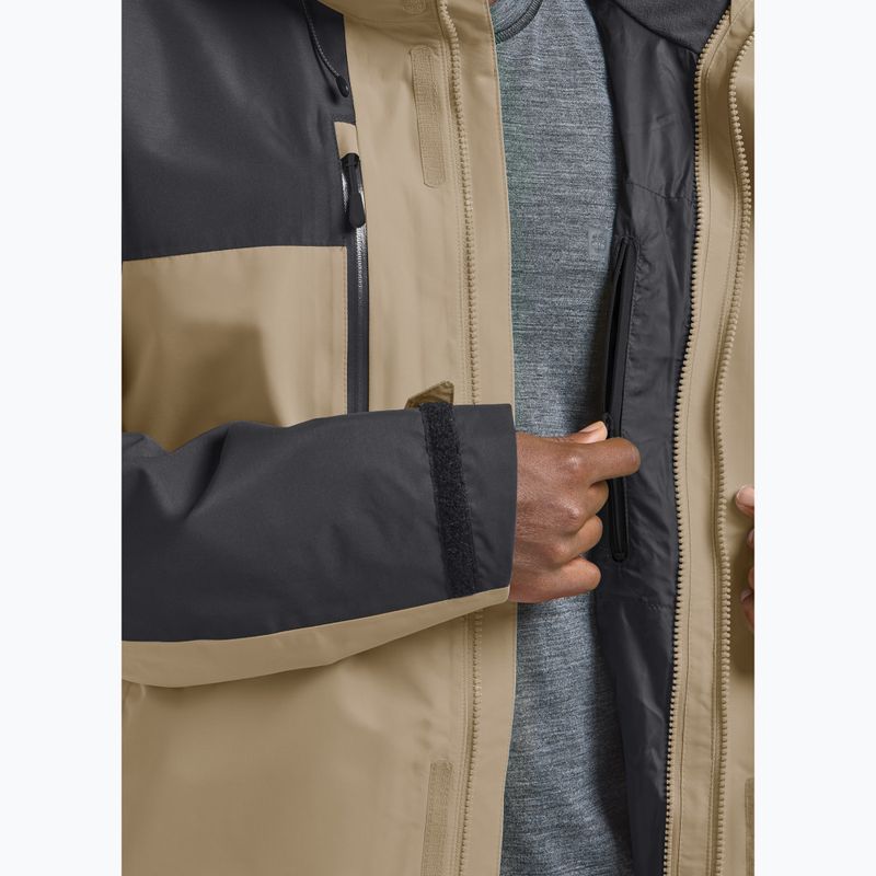 Giacca antipioggia da uomo Jack Wolfskin Jasper 2L hazel wood 6