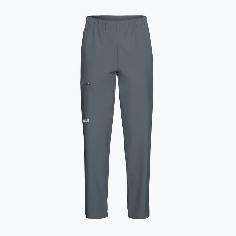 Pantaloni da trekking da donna Jack Wolfskin Prelight Trail grey odessa 8