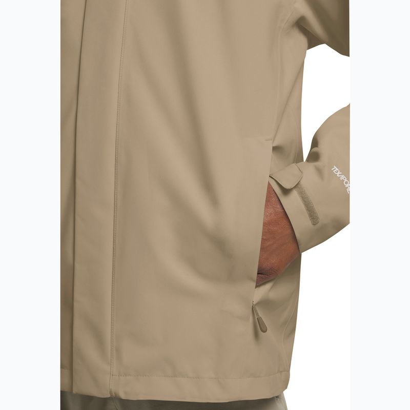 Giacca impermeabile da uomo Jack Wolfskin Trailtime 2L hazel wood 5