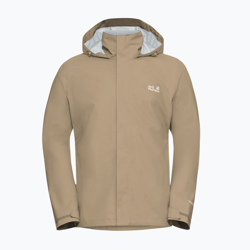 Giacca impermeabile da uomo Jack Wolfskin Trailtime 2L hazel wood 7