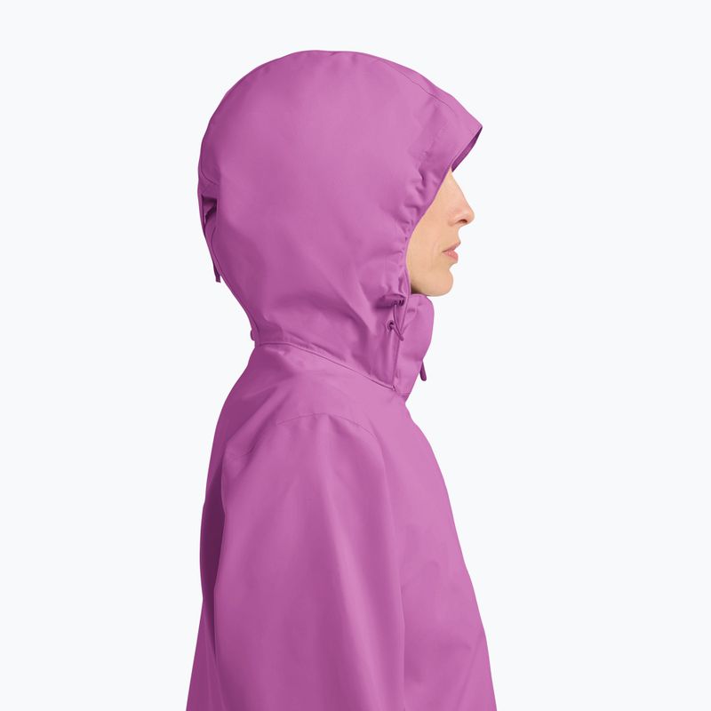 Giacca antipioggia da donna Jack Wolfskin Trailtime 2L foxglove 4