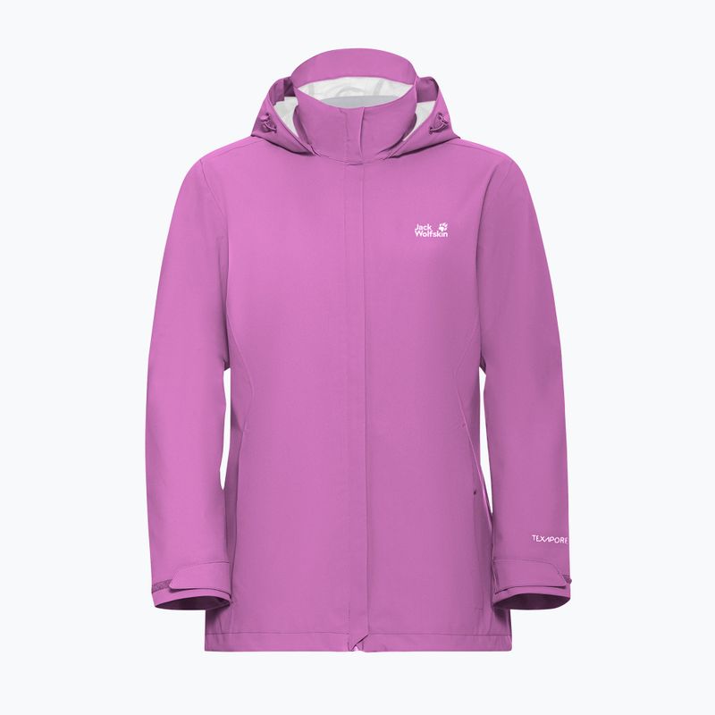 Giacca antipioggia da donna Jack Wolfskin Trailtime 2L foxglove 7