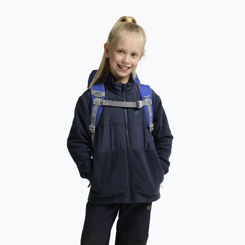 Zaino da trekking per bambini Jack Wolfskin Explorer 15 l blue orchid 15