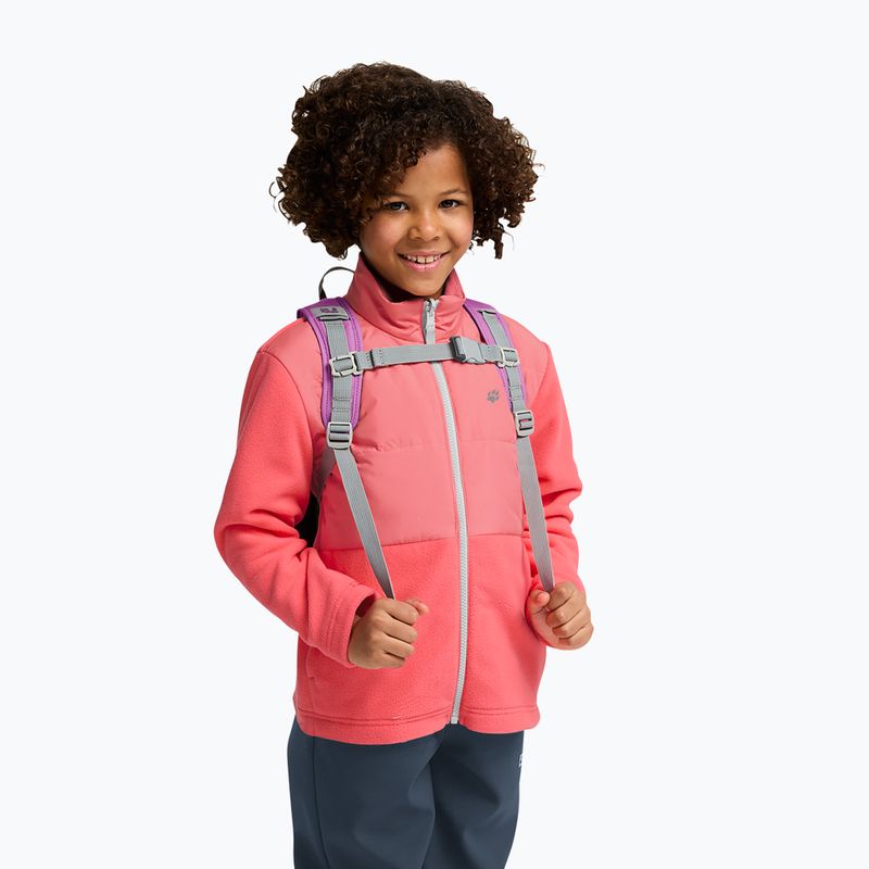 Zaino da trekking per bambini Jack Wolfskin Little Scout 10 l foxglove 14