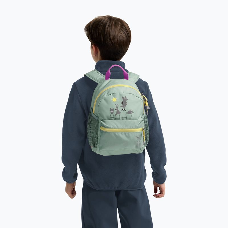 Zaino da trekking per bambini Jack Wolfskin Little Scout 10 l green zinnia 12