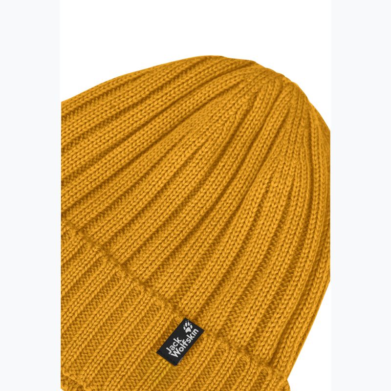 Cappello invernale Jack Wolfskin Rib Knit burly yellow jw 3