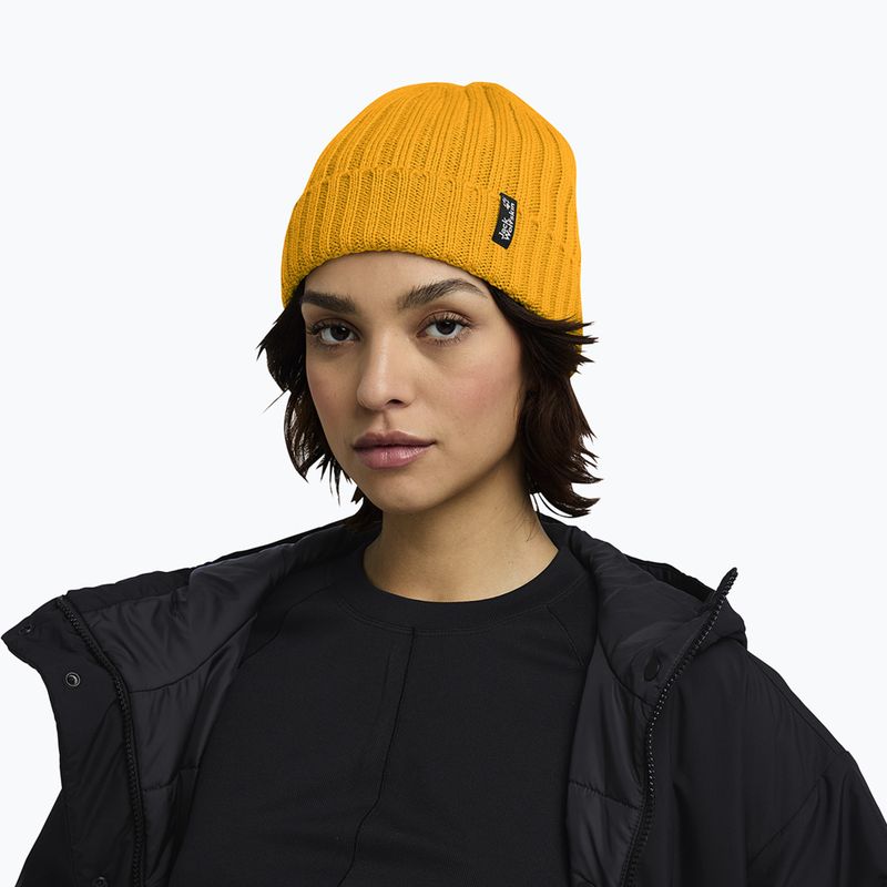 Cappello invernale Jack Wolfskin Rib Knit burly yellow jw 6