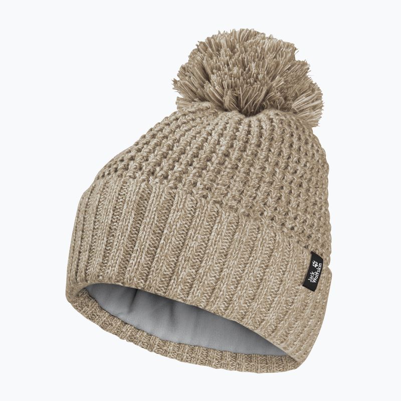 Berretto invernale da donna Jack Wolfskin Medley Knit Beanie hazel wood