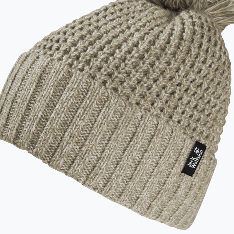 Berretto invernale da donna Jack Wolfskin Medley Knit Beanie hazel wood 2