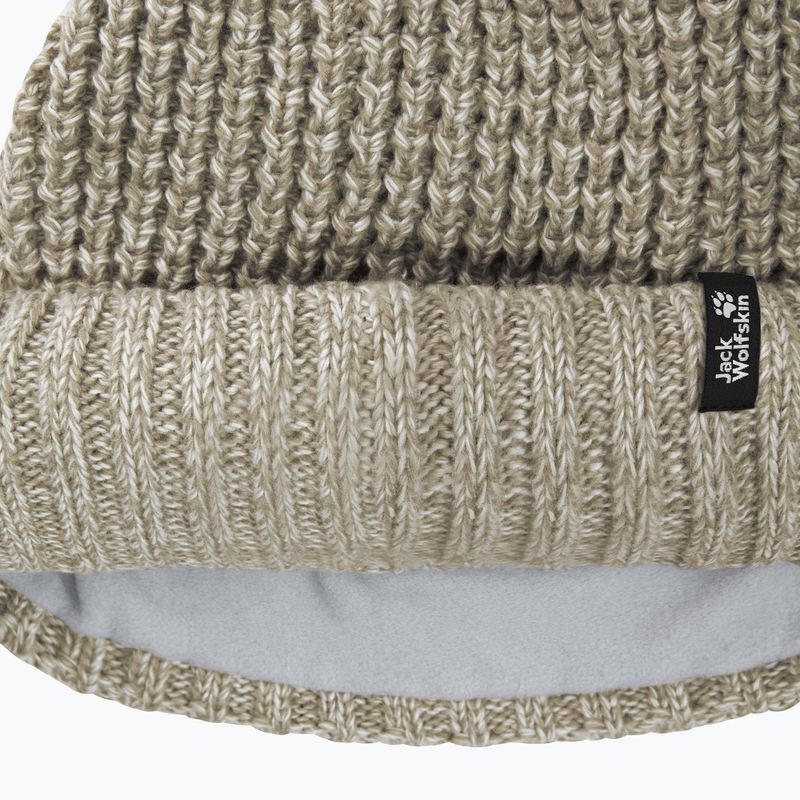 Berretto invernale da donna Jack Wolfskin Medley Knit Beanie hazel wood 3