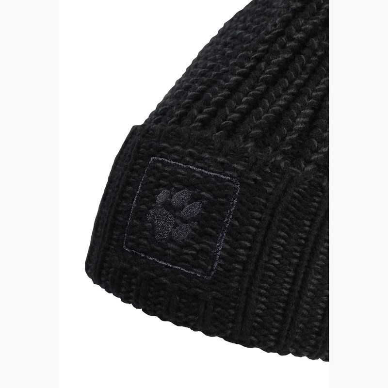 Cappello invernale Jack Wolfskin Badge Beanie black 3