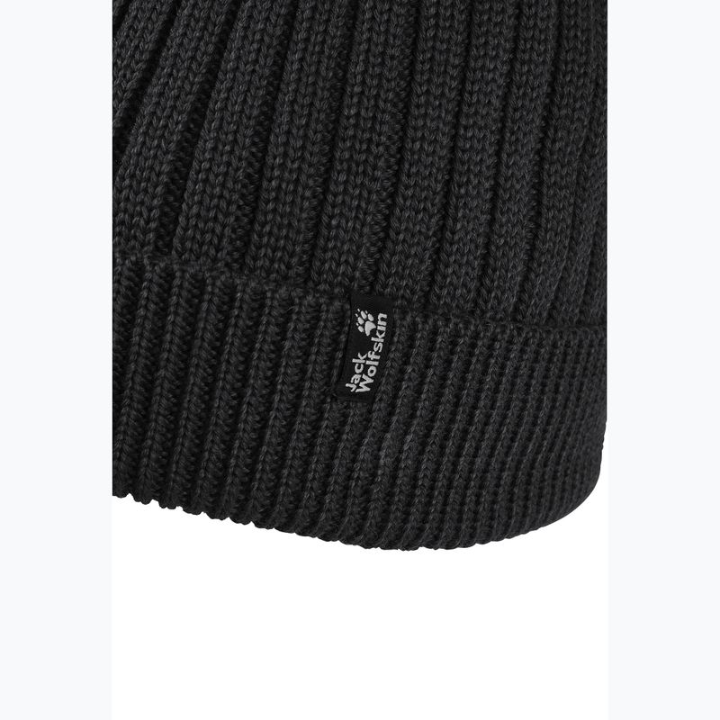 Cappello invernale Jack Wolfskin Pom Pom Beanie phantom 3