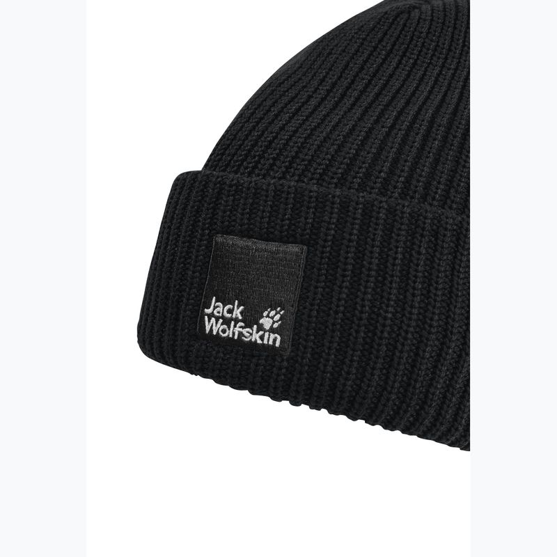 Cappello invernale Jack Wolfskin Pergamon Beanie black 3