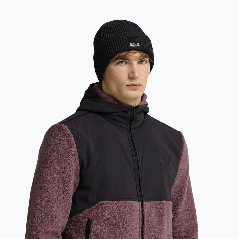 Cappello invernale Jack Wolfskin Pergamon Beanie black 7