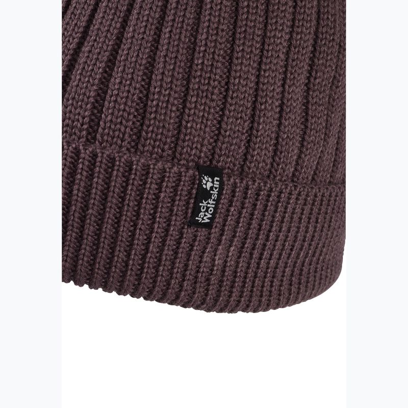 Cappello invernale Jack Wolfskin Pom Pom Beanie sheer plum 3