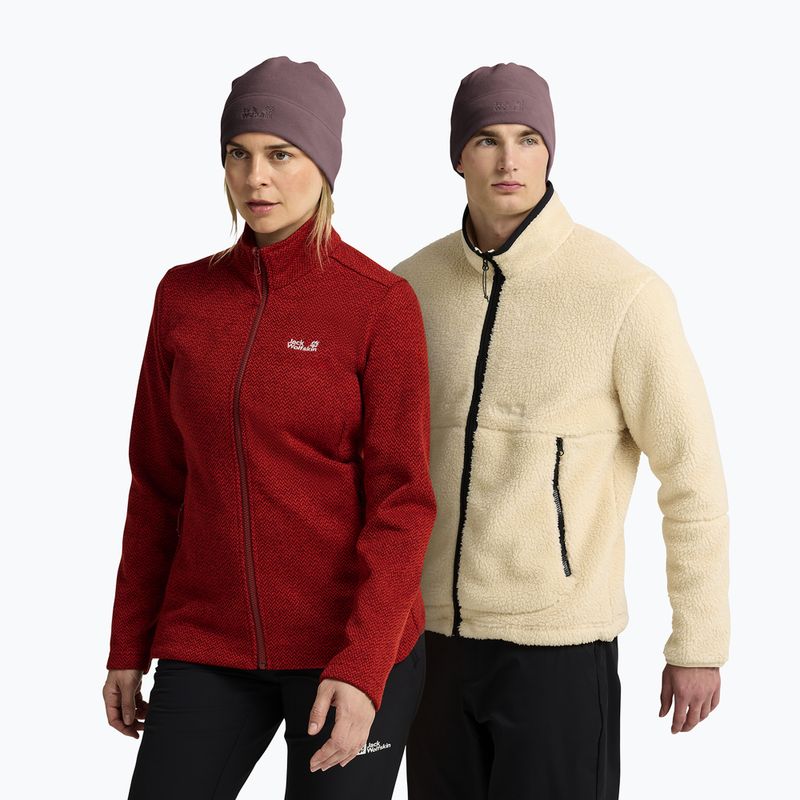 Cappello invernale Jack Wolfskin Real Stuff Beanie Sheer Plum 4