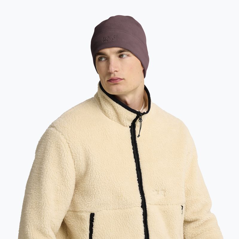 Cappello invernale Jack Wolfskin Real Stuff Beanie Sheer Plum 6