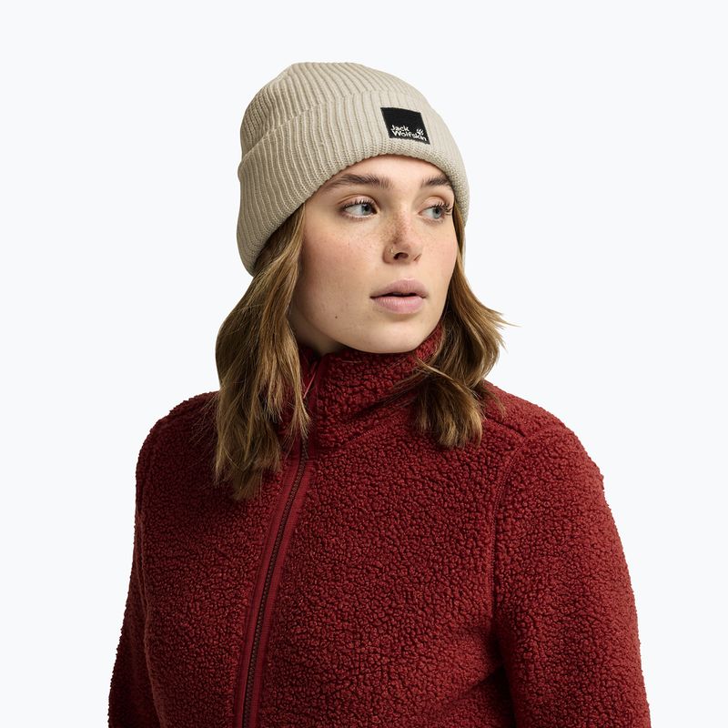 Cappello invernale Jack Wolfskin Pergamon Beanie oyster 5