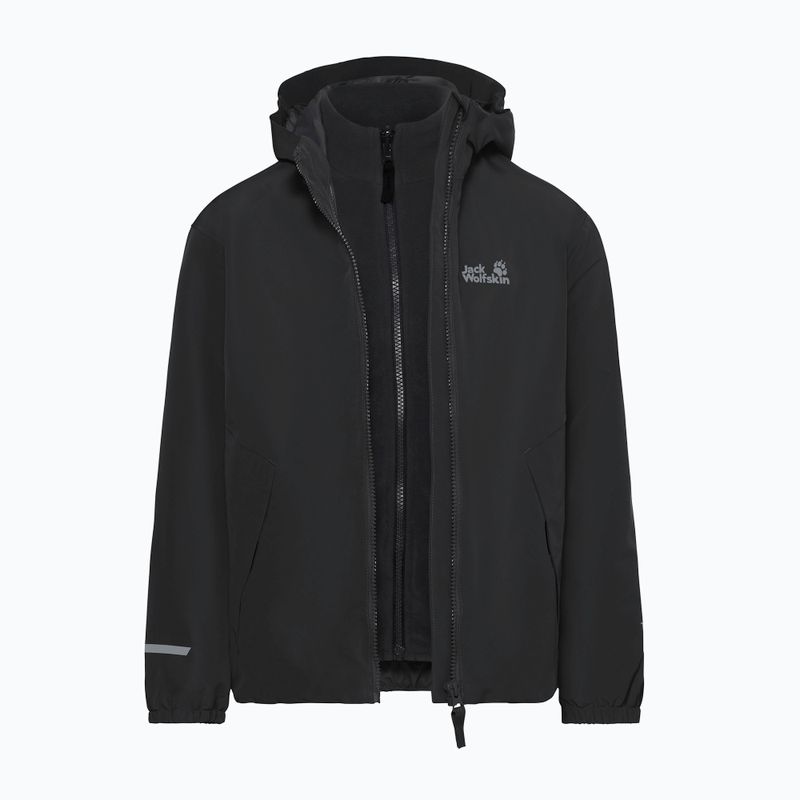 Giacca 3 in 1 da bambino Jack Wolfskin Iceland 3IN1 2026 black 3