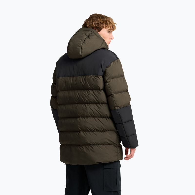 Giacca imbottita da uomo Jack Wolfskin Icy Hollow Hooded obsidian moss 3