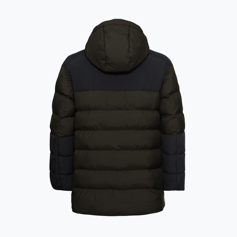 Giacca imbottita da uomo Jack Wolfskin Icy Hollow Hooded obsidian moss 8