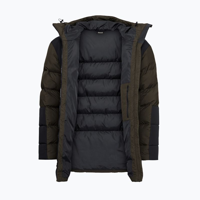 Giacca imbottita da uomo Jack Wolfskin Icy Hollow Hooded obsidian moss 9