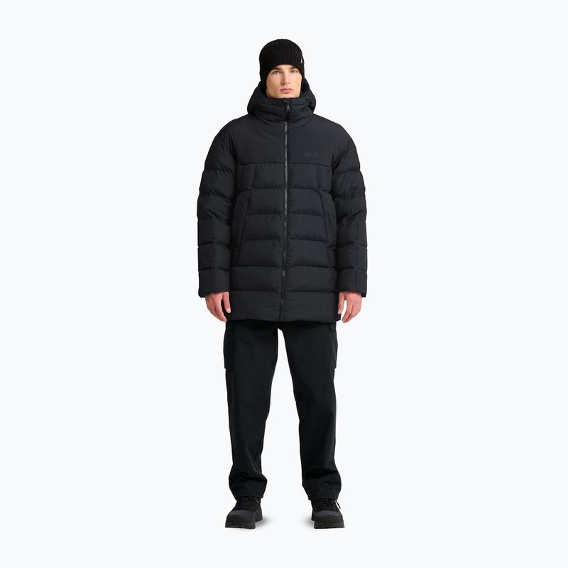 Giacca imbottita da uomo Jack Wolfskin Icy Hollow Hooded phantom 2