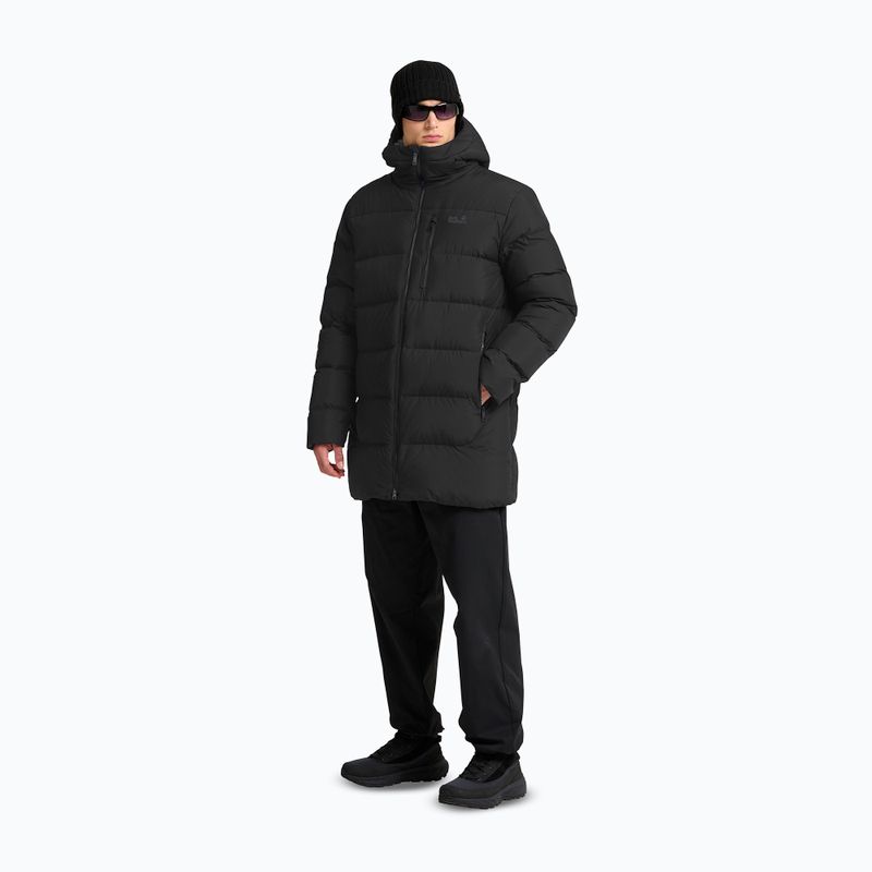 Piumino uomo Jack Wolfskin Coloniu Coat black 2