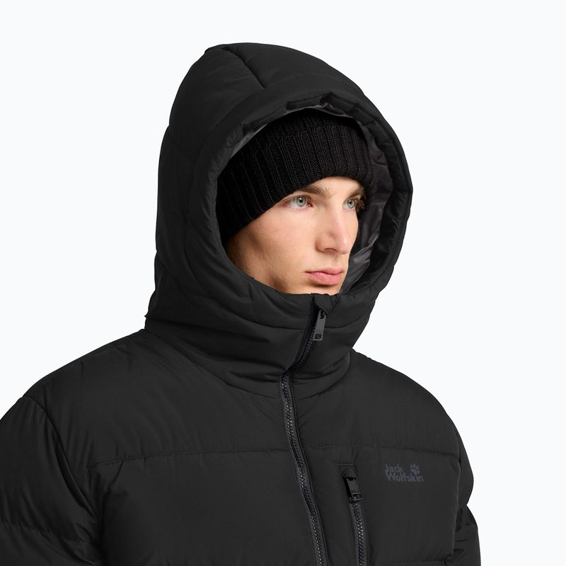 Piumino uomo Jack Wolfskin Coloniu Coat black 4